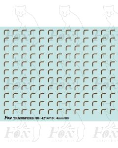 Metallic gold and black Coach Lining