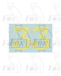 LMS 10 inch numerals 1927-late 1930s