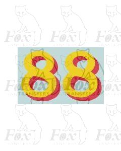 LMS 10 inch numerals 1927-late 1930s