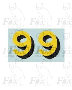 SR - Bulleid Numerals for Locos/Tenders