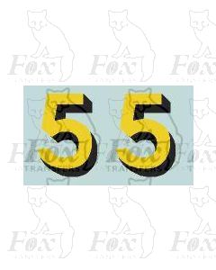 SR - Bulleid Numerals for Locos/Tenders