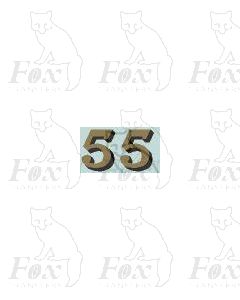 LMS 12 inch numerals 1927-late 1930s