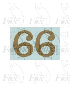 LMS 12 inch numerals 1927-late 1930s