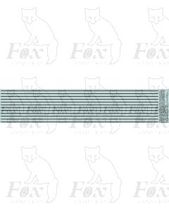 General white/black/white Lining