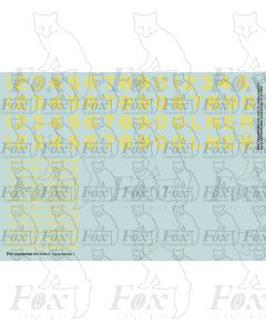 LNER Loco lettering & numbering - pre-war, wartime and post-war periods