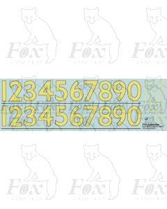 Prototype 10 inch Steam Cabside Numbering