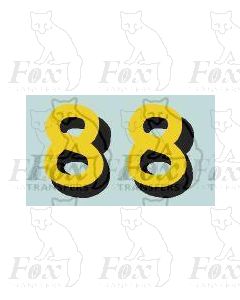 SR - Bulleid Numerals for Locos/Tenders