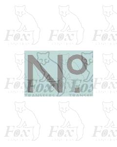 LNER Garter Blue Class A4 Streamlined Loco Lettering/Numbering