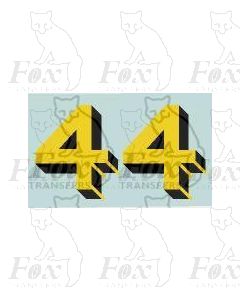 SR - Bulleid Sunshine Numerals for Locos/Tenders