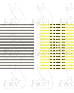 FEPCB500 - Coachboard (Pre-war LNER) - ABERDONIAN