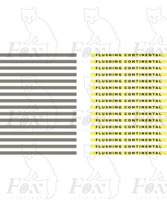 FEPCB502 - Coachboard (Pre-war LNER) - FLUSHING CONTINENTAL