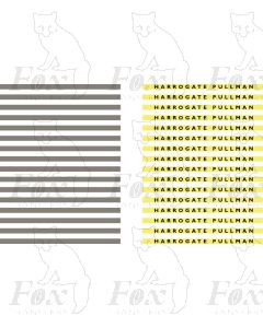 FEPCB504 - Coachboard (Pre-war LNER) - HARROGATE PULLMAN