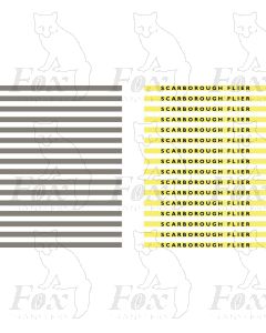 FEPCB510 - Coachboard (Pre-war LNER) - SCARBOROUGH FLIER