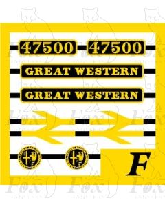 47500 GREAT WESTERN (with brass plaques)
