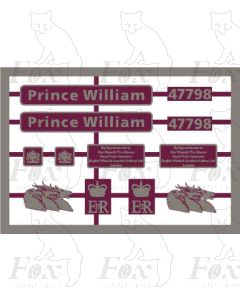 47798 Prince William (with additional plaques)