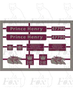 47799 Prince Henry (with additional plaques)