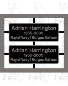 60093 Adrian Harrington 1955-2003 Royal Navy/Burgess Salmon