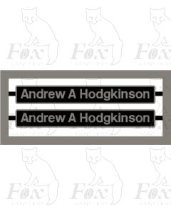 47370 Andrew A Hodgkinson