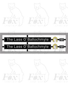 37692 The Lass O Ballochmyle (2 pairs of plaques)