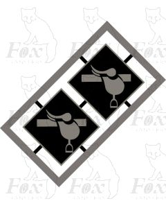 MPD Plaques - Bescot saddle