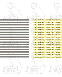 Coachboards - CAMBRIAN COAST EXPRESS - multicolour