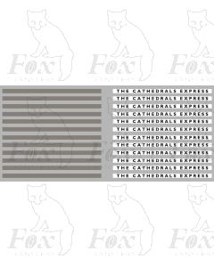 THE CATHEDRALS EXPRESS - Steel Coachboards