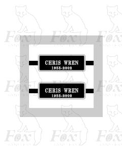 08844 CHRIS WREN 1955-2002