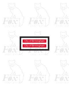 87009 City of Birmingham