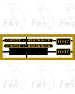 1007 COUNTY OF BRECKNOCK