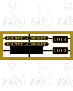 1013 COUNTY OF DORSET