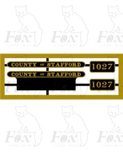 1027 COUNTY OF STAFFORD 