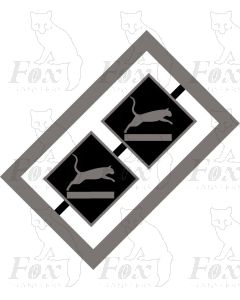 MPD Plaques - Crewe Diesel cat (right facing)