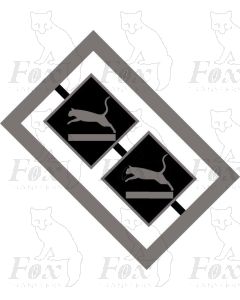 MPD Plaques - Crewe Diesel cat (left facing)