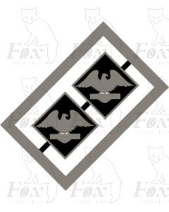 MPD Plaques - Crewe International Electric, RFD eagle 