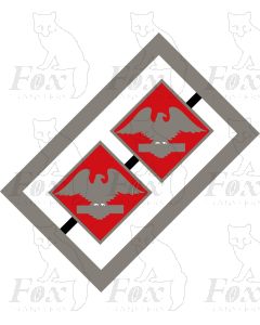 MPD Plaques - Crewe International Electric, RFD eagle 