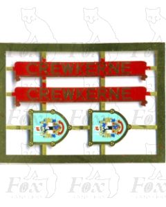 34040RB  CREWKERNE (includes backing plates)