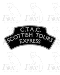 Headboard (plain) - C.T.A.C. SCOTTISH TOURS EXPRESS - black