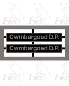 37898 Cwmbargoed D. P.
