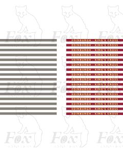 EDINBURGH - KING'S CROSS - Steel Coachboards