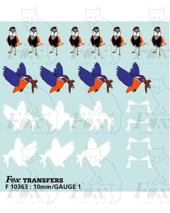 English Loco Depot Motifs - Cockney Sparrow & Kingfisher