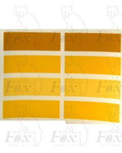 Yellow Blanking/Obliteration Patches