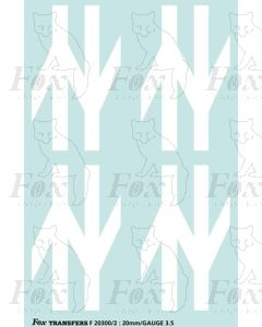 BR Double Arrows 50mm wide