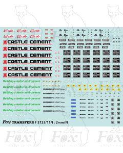 CASTLE CEMENT HEIDELBERGCEMENT GROUP PCA Tanker Full Livery
