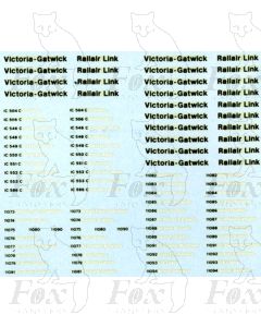 Victoria-Gatwick Railair & Lakeland/Manchester Pullman Coach Detailing