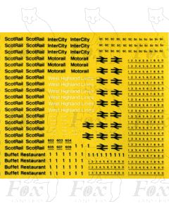 ScotRail & West Highland Lines Coach Branding/Numbering