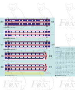 Wessex Electric Complete Bodyside Transfers with numbersets