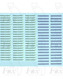 Regional Railways Small Logos/Linking Devices (weathered)