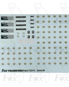 Royal Train Class 47 Loco/Waterman Railways Crests