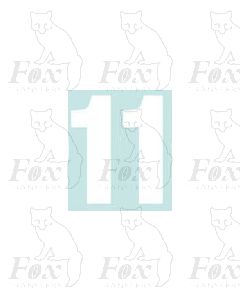 Revised Standard Blue (Large Logo) Livery Loco Numbering