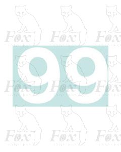 Revised Standard Blue (Large Logo) Livery Loco Numbering